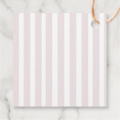 Pink Coquette Bow Birthday Geschenkanhänger (Rückseite)