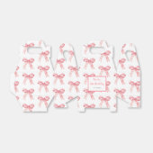 Pink Coquette Bow Geburtstagsparty Geschenkschachtel (Ungefaltet)