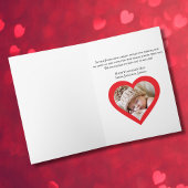 Pink Coquette Bow & Lollipop, Foto Valentinstag Karte