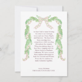 Pink Coquette Bow Preppy Nutcracker Weihnachten