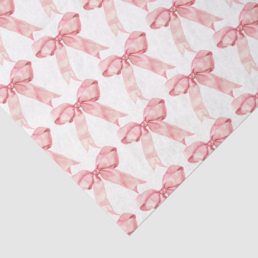 Pink Coquette Bow Seidenpapier (Detail)