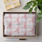 Pink Coquette Bow Seidenpapier (Geschenk)