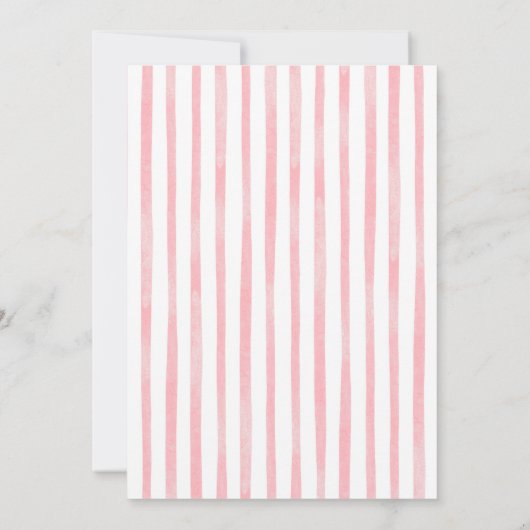 Pink coquette bows and brunch baby shower einladung (Rückseite)