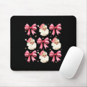 Pink Coquette Bows Niedlich Weihnachtsmann Mousepad (Mit Mouse)