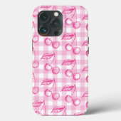 Pink Coquette Cherry Ästhetik Case-Mate iPhone Hülle (Rückseite)