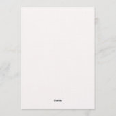 Pink Coquette Elegant Baby Shower Einladung (Rückseite)