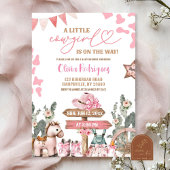 Pink Coquette Kleine Cowgirl Babydusche Einladung