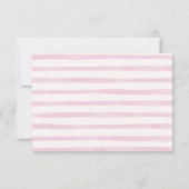 Pink Coquette Lemons Wedding RSVP Karte (Rückseite)