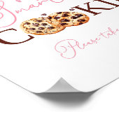Pink Coquette One Smart Cookie Schild (Ecke)