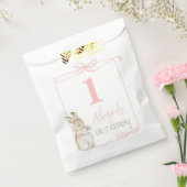 Pink Coquette Peter das Kaninchen 1. Geburtstag Geschenktütchen (Versiegelt)