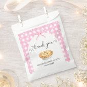Pink Coquette Pie Baby Shower Thank You Geschenktütchen (Ausgeschnitten)