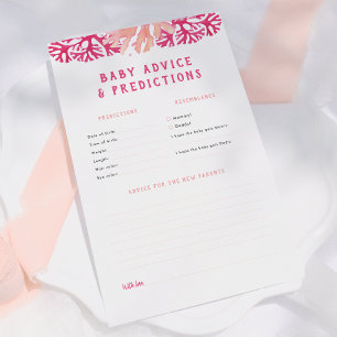 Pink Coral Baby Vorhersagen & Rat Spiel