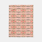 Pink Coral Designer Fleece Blanket (Vorderseite)