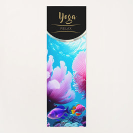 Pink Coral Dive - Yoga Mat Yogamatte