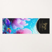 Pink Coral Dive - Yoga Mat Yogamatte (Vorderseite (Horizontal))