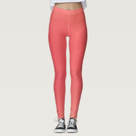 Pink Coral Fashion Leggings