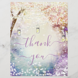 Pink Coral Lila Blue Forest Mairytale Wedding