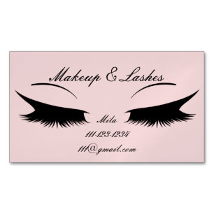 PINK COSMETOLOGISTISCHE GESCHÄFTSKARTE MAGNETISCHE VISITENKARTE