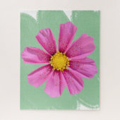 Pink Cosmos Blume Chemistry Puzzle (Vertikal)