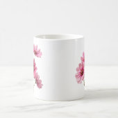 Pink Cosmos Flowers-23456 Kaffeetasse (Mittel)