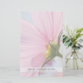 Pink Cosmos ・ Geschirr Briefpapier (Stehend Vorderseite)
