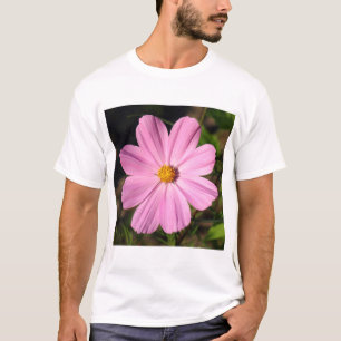 Pink Cosmos (Quadratisches Foto) T-Shirt