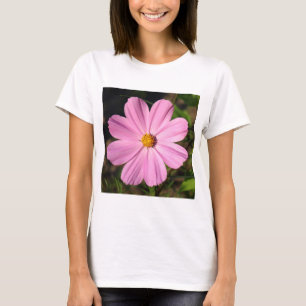 Pink Cosmos (Quadratisches Foto) T-Shirt
