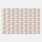 Pink Cosy Christmas Geschenkpapier Set (Vorderseite 3)