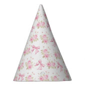 Pink Cottage Rose with Bow Coquette  Partyhütchen (Rechts)