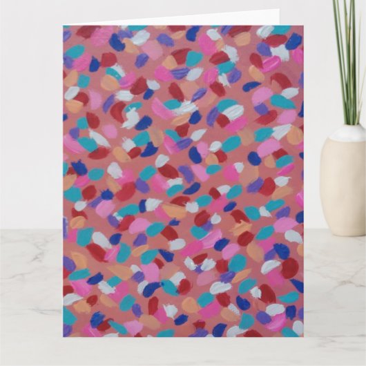 Pink Cotton Candy Karte (Vorderseite)