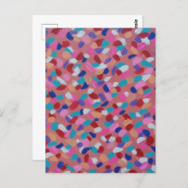 Pink Cotton Candy Postkarte