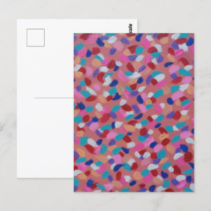 Pink Cotton Candy Postkarte