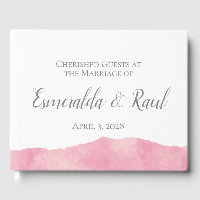 Pink Cotton Candy Watercolor Wedbook