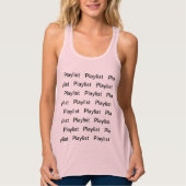 Pink Cotton Tank Top (Vorderseite)