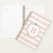 Pink Country Floral Monogram Planer (Anzeige)