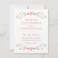 Pink Country Floral Wedding