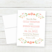 Pink Country Floral Wedding