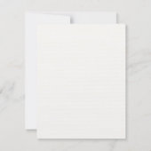 Pink Country Floral Wedding Save The Date (Rückseite)