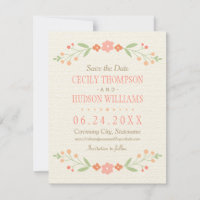 Pink Country Floral Wedding