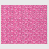 Pink Country Paisley Papier Geschenkpapier (Flach)