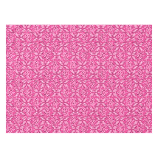Pink Country pasiley Tischdecke (Vorderseite (Horizontal))
