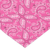 Pink Country pasiley Tischdecke (Schrägansicht)