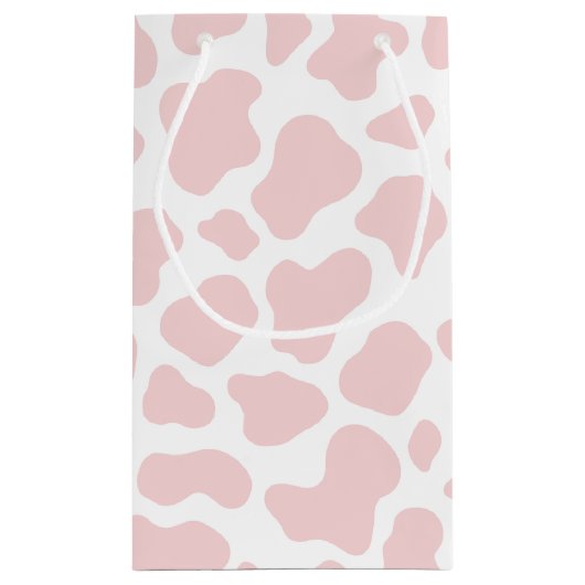 Pink Cow Muster Geschenktasche Kleine Geschenktüte (Rückseite)