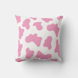 Pink Cow Pattern Kissen