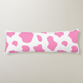 Pink Cow Print Decorative Pillow Seitenschläferkissen