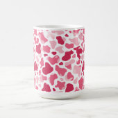 Pink Cow Print Mug Kaffeetasse (Mittel)