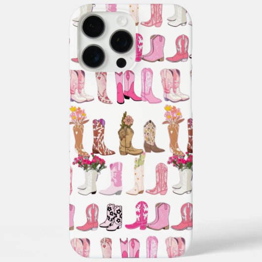 Pink Cowboy Boost Design Phone Case (Rückseite)