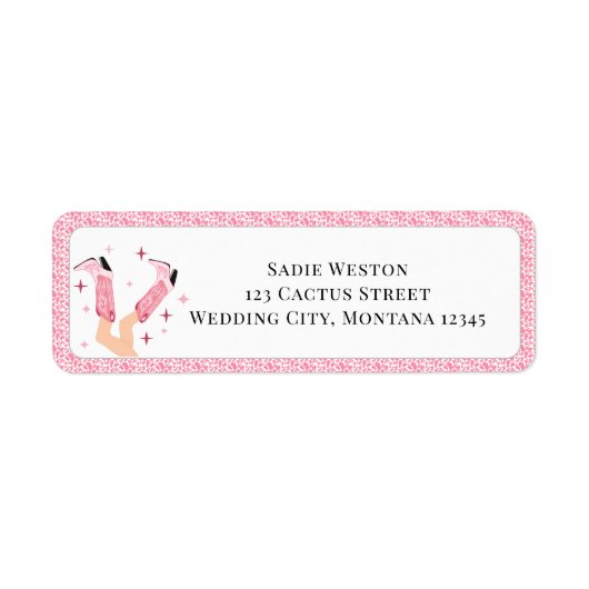 Pink Cowboy Boots & Bubbly Brautparty (Vorne)