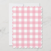 PINK COWBOY BRIDAL SHOWER EINLADUNG (Rückseite)