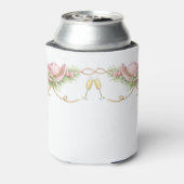 Pink Cowboy Hat Rustic Wedding Dosenkühler (Kanne Rückseite)